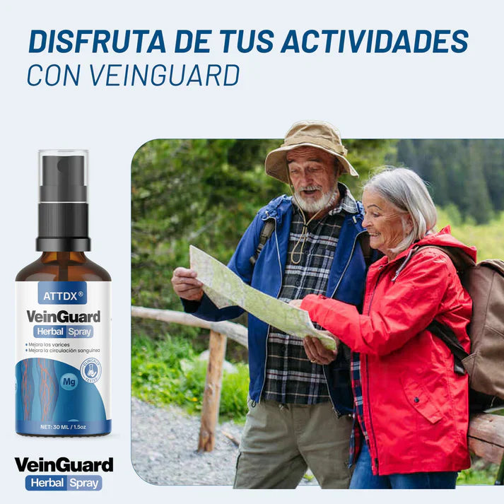 VEINGUARD Herbal Spray: Desinflama y Mejora la Circulación